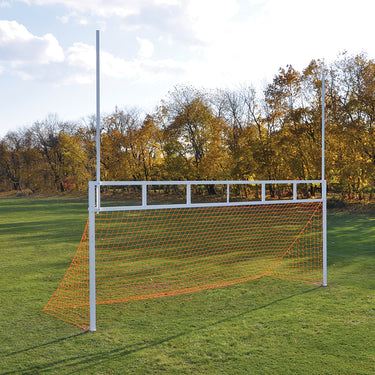H-Frame Goals - Semi-Perm - Multipurpose - Adjustable - Official (No Backstays) - Official Size (8 ft. H x 24 ft. W)